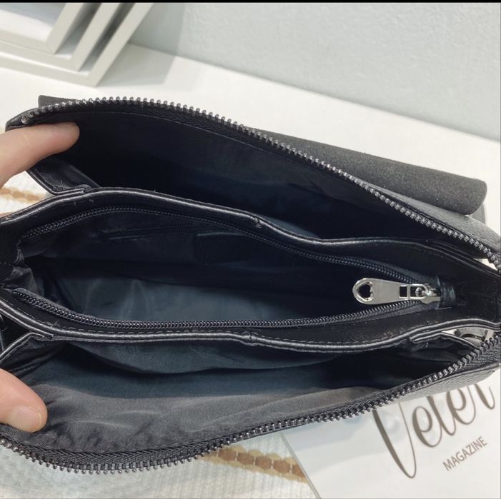 Сумка кожанная в рыжем цвете