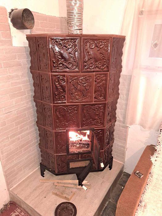 Soba de teracota,sobe de bucatarie,semineu, sobita,roti