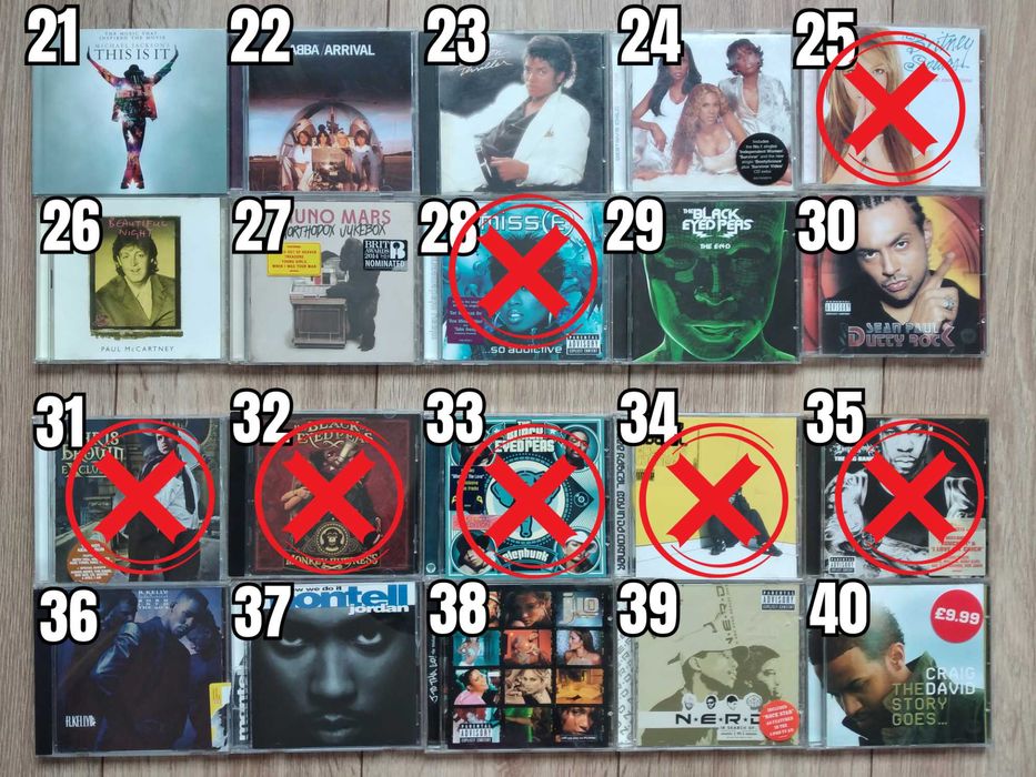 Pop и R&B Music Albums CDs Оригинални Поп РнБ Музикални Дискове