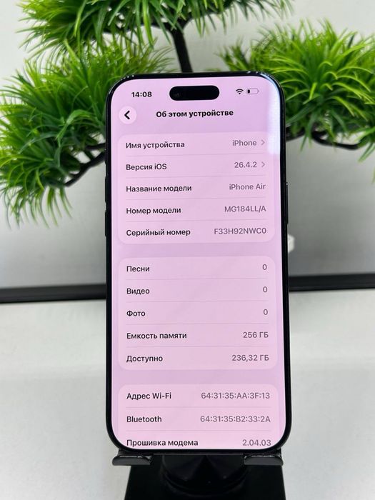 iPhone Air 256 gb Akb 99% цп 188
