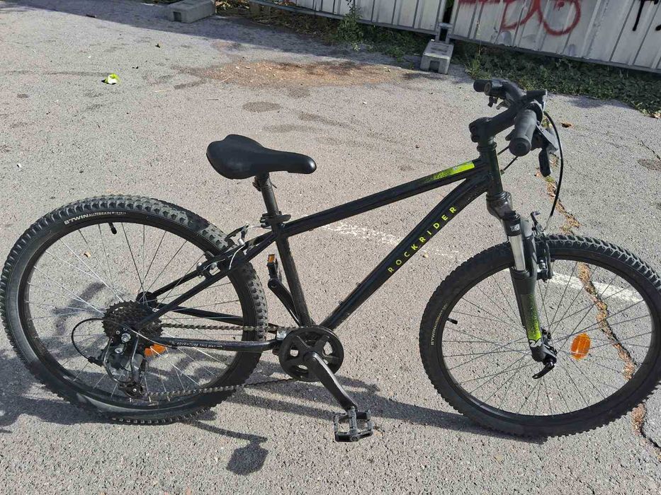 Детско колело Rockrider mtb 500, 24", черно, за ръст 135-150 см 100 €