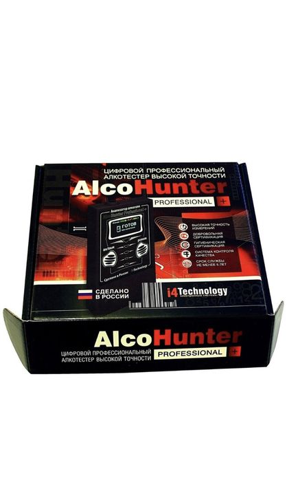 Алкотестер Alcohunter professional +