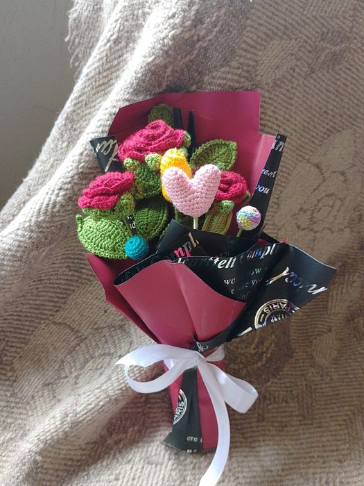 Цветя ръчна изработка