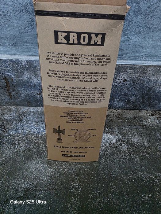Vând Kendama Krom Gas Cream(model rar)