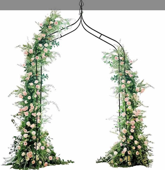 Комплект 3 бр. градински арки за цветя | Метална пергола