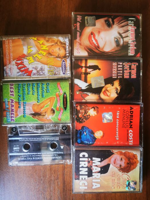 Casete audio Manele Carmen Serban Adrian Vali Vijelie