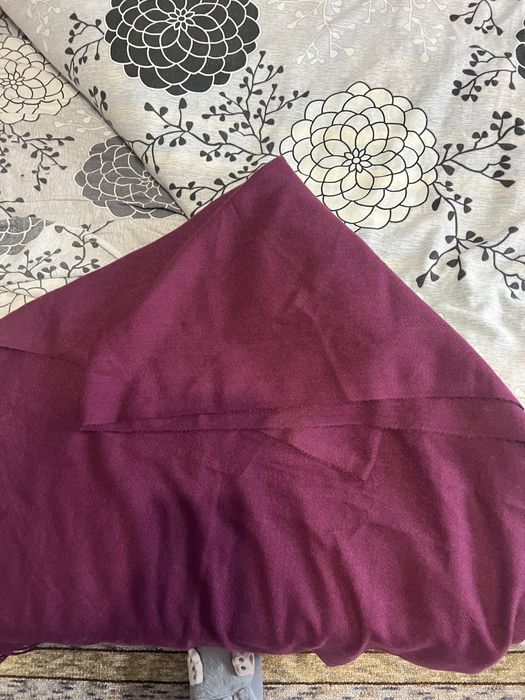 Зимен шал в лилав цвят