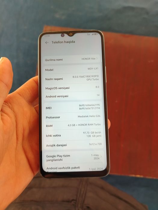 Honor x6a abmem.