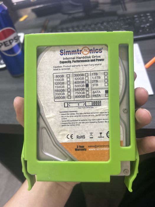 Жесткий диск 500мб