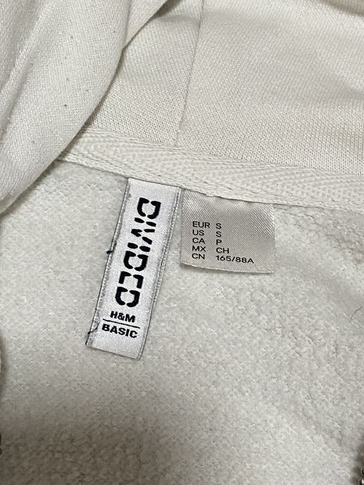 зипка белая H&M унисекс