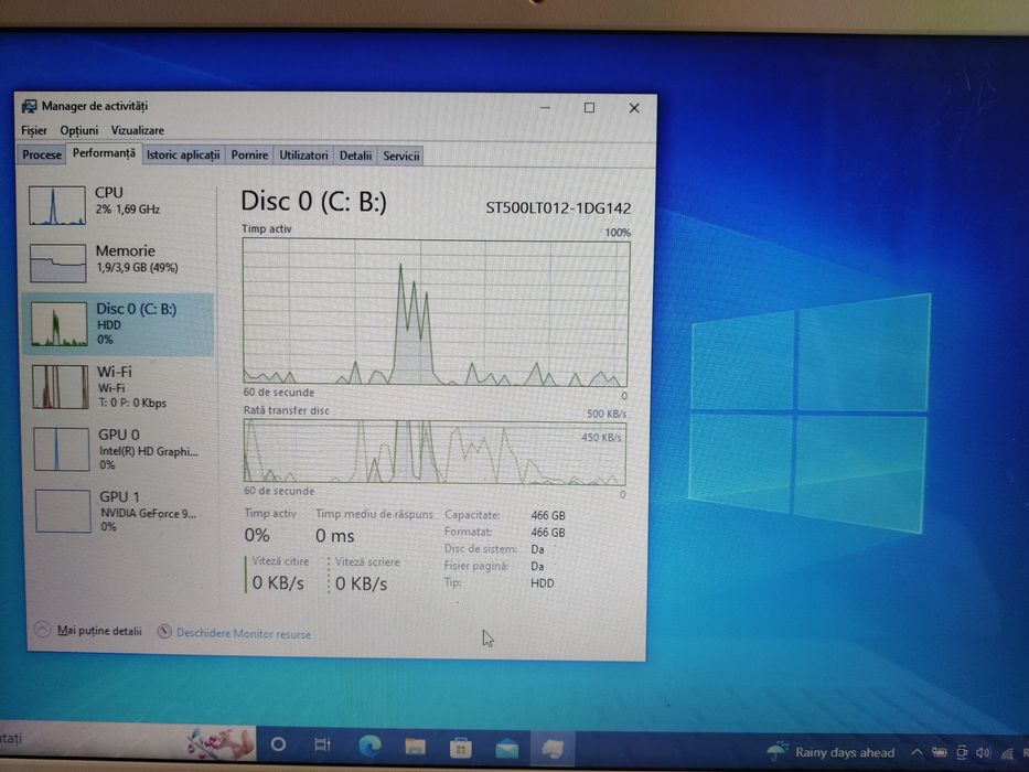 Laptop ASUS X540L i3 Windows 10 pro instalat si activat