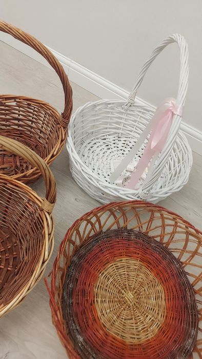 большие плетеные корзины