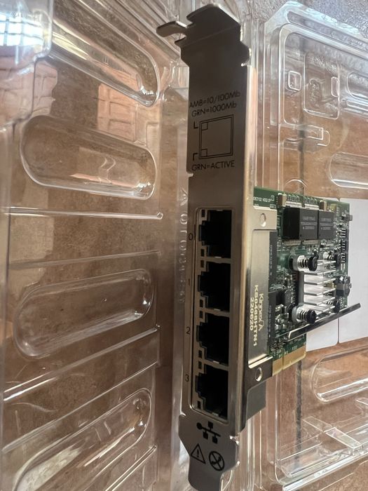 placă de rețea server profesională quad-port