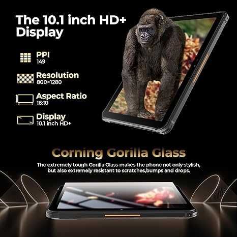 HOTWAV TAB R7 12GB RAM 256GB ROM Таблет, IP68 защита,15600 mAh батерия