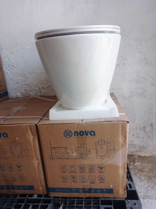 Подвесные Унитазы TORNADO! Бренд NOVA Турция. Комплект 4в1+ Гарантия!