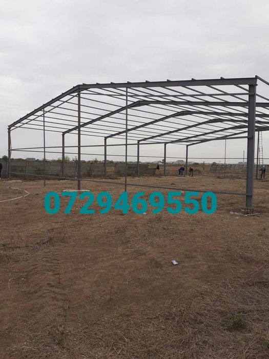Vând hală metalica de 15 m x30 m x5 m și alte dimensiuni pe comanda