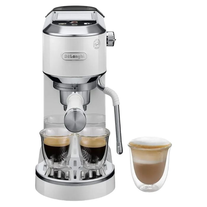 Кофеварка сенсорная Рожковая DeLonghi EC890.WI