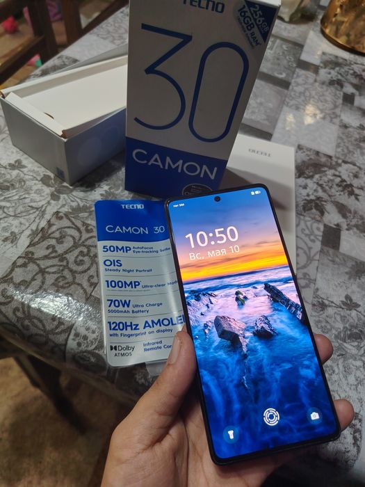 Tecno Camon 30 8/256 с (Amoled экраном 120 GHz)