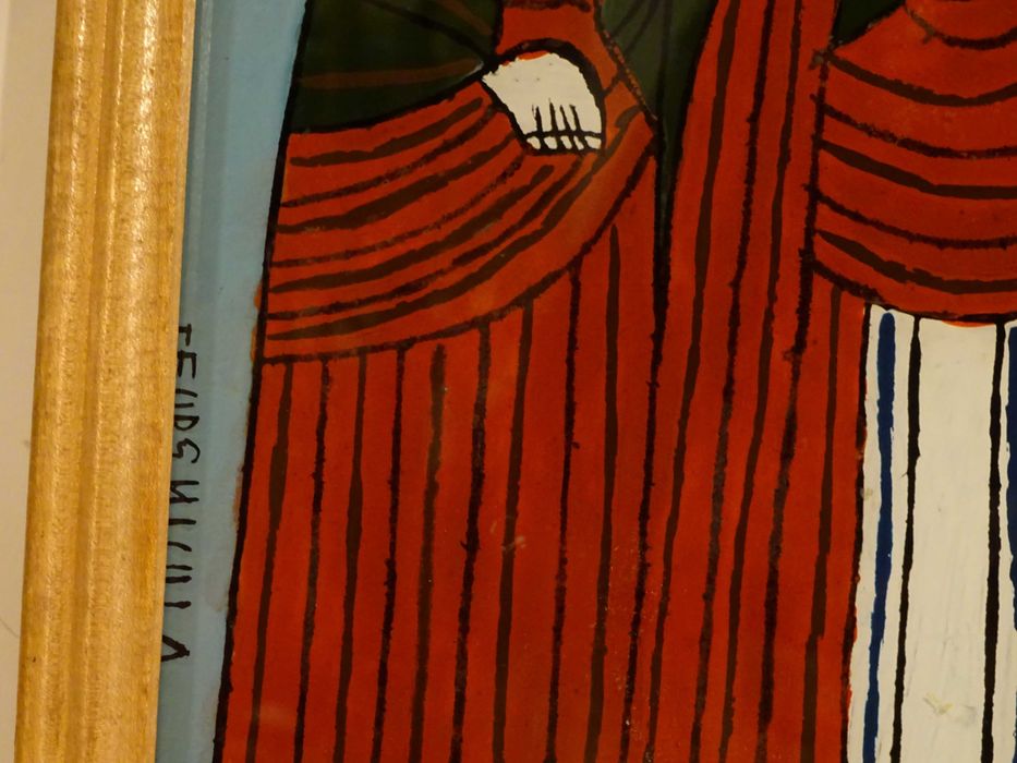 Icoana Pogorarea Duhului Sfant, pictura RARA din Nicula