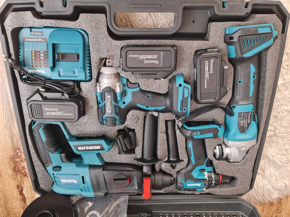 Set Nou Makita Bormasina + Filetanta + Impact + Flex