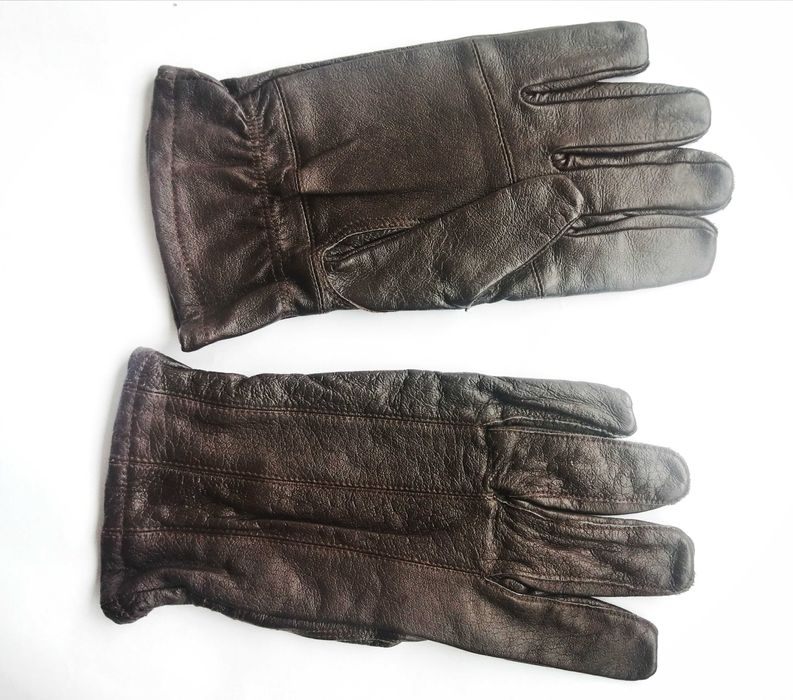 Lot 2 perechi manusi piele Valentino vintage Rusia Italia anii 80