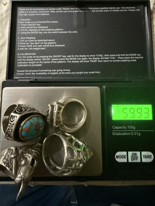 Lot 4 inele din argint deosebite