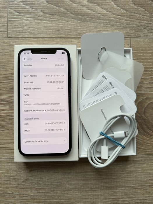 Iphone 12, 64 gb, bat.89% - negru