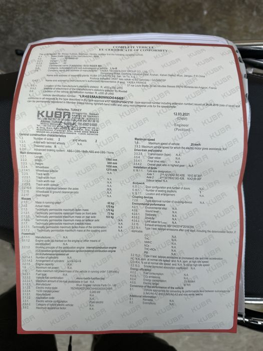 Scuter electric RKS ECO RIDER PLUS