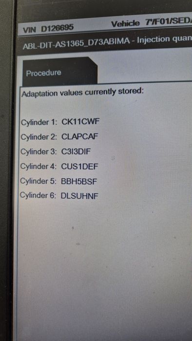 Дюза за БМВ F серия 6 броя