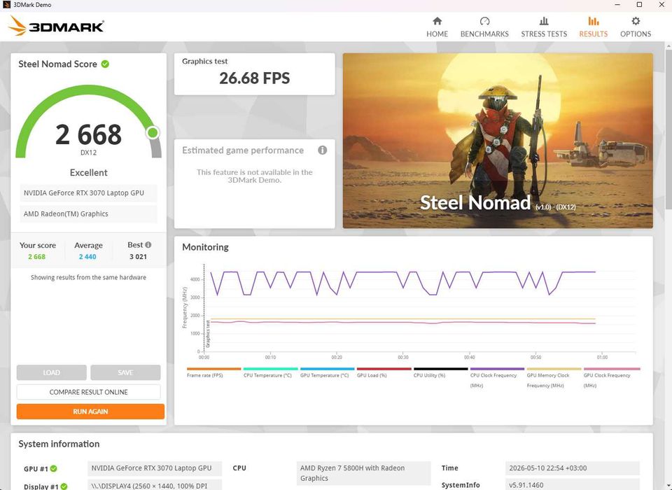 ASUS ROG Strix SCAR 17, G733QR, Ryzen 7 5800H/ RTX 3070 130W/ 32GB RAM/ 1TB NVME/ 17.3" 300Hz IPS/ Mеханична Клавиатура