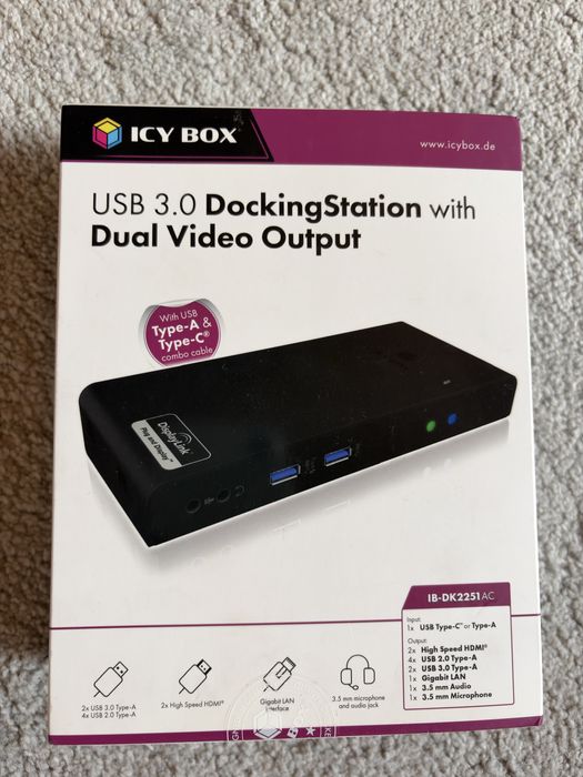 Statie de andocare Icy Box docking station