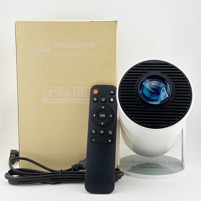 Video Proiector Portabil HD Wireless, Compatibil cu Android/iOS