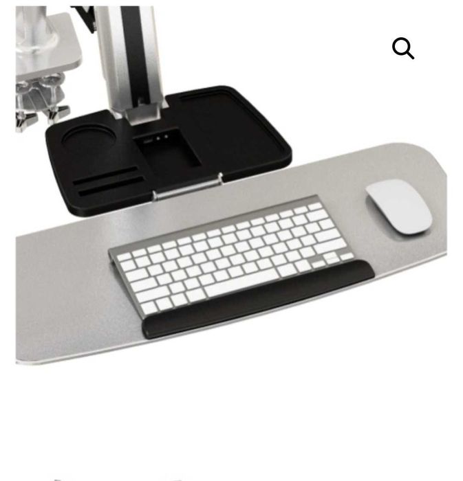 Стойка за монитор и  клавиатурата  със скоба, регулируема, ергономична