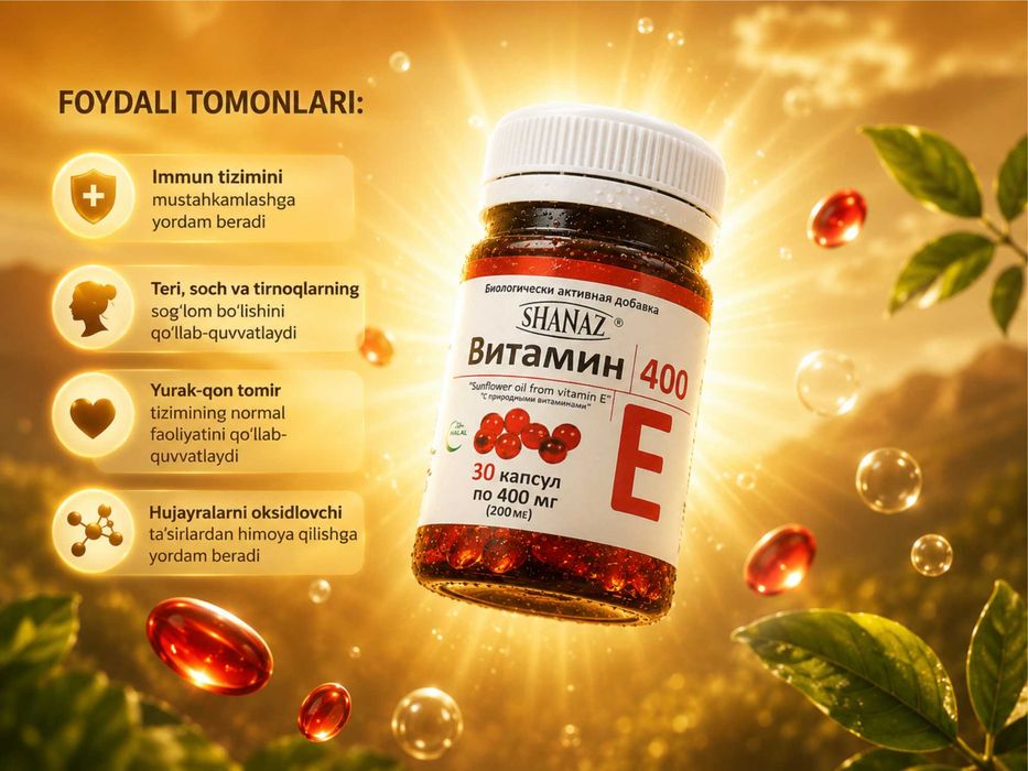 Vitamin E 400mg (200me) 30 capsula