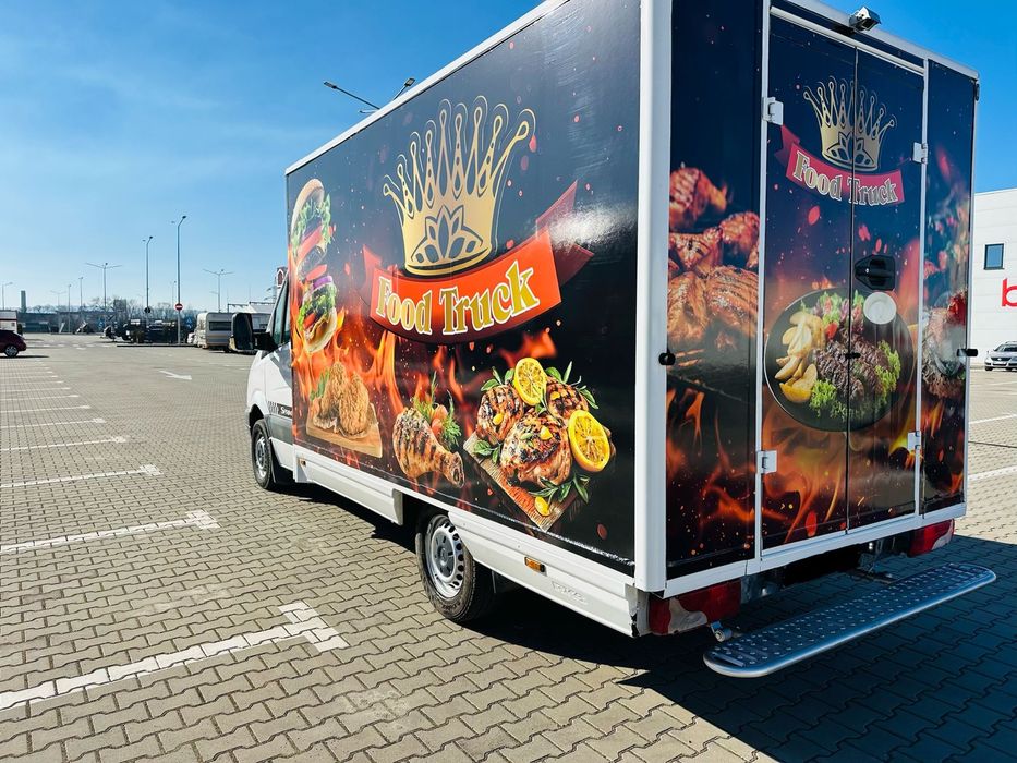 Mercedes sprinter fast food food truck rulota