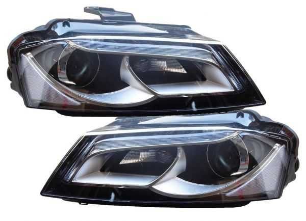 Фарове Ауди А3 8П 2008-2012 ЛЕД Тунинг Тъмни ЛЕД Audi A3 8P LED