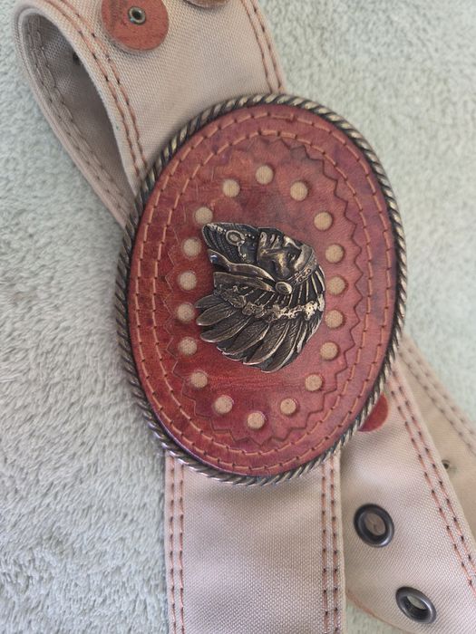 Rare vintage Hugo Boss Western style belt
