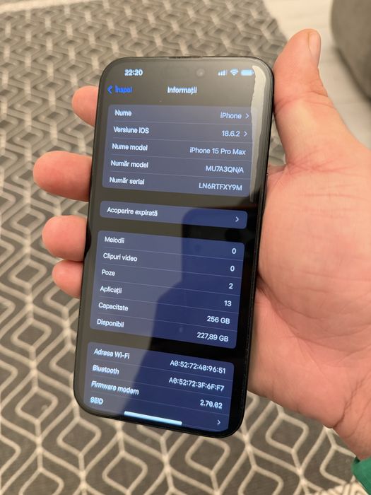 Iphone 15 pro max / 256