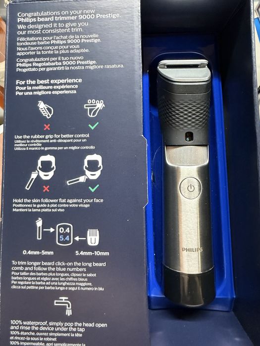 Премиум тример за брада и коса Philips Series 9000 Prestige