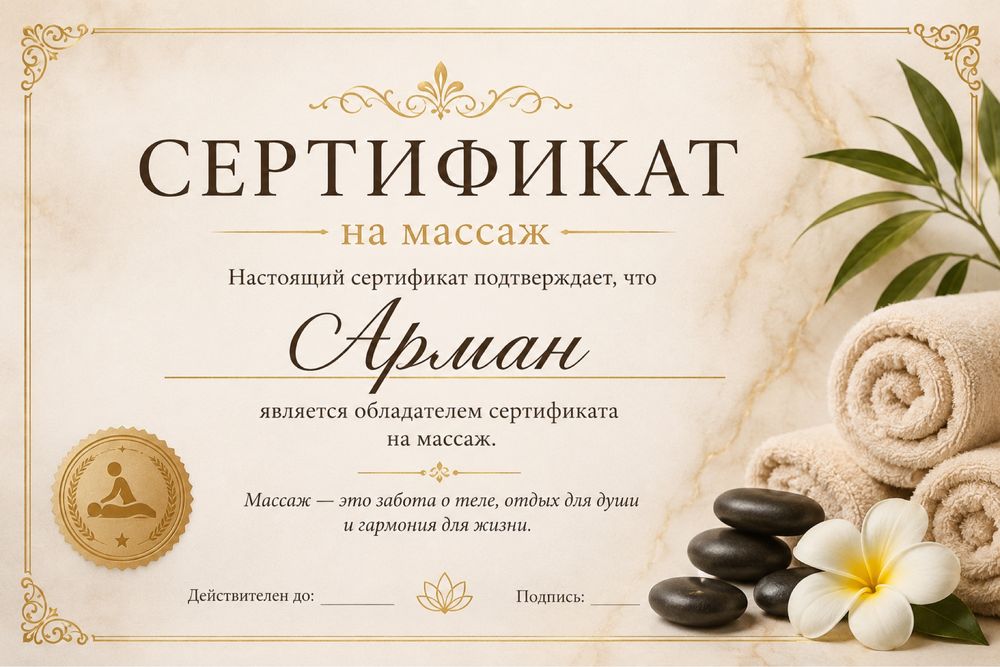 Массажист Асланнн