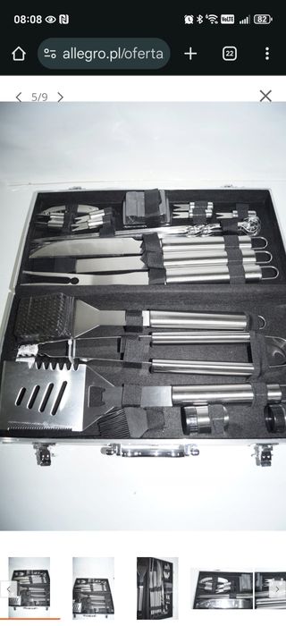 Барбекю аксесоари Комплект 26 части BBQ  принадлежмости  Подарък