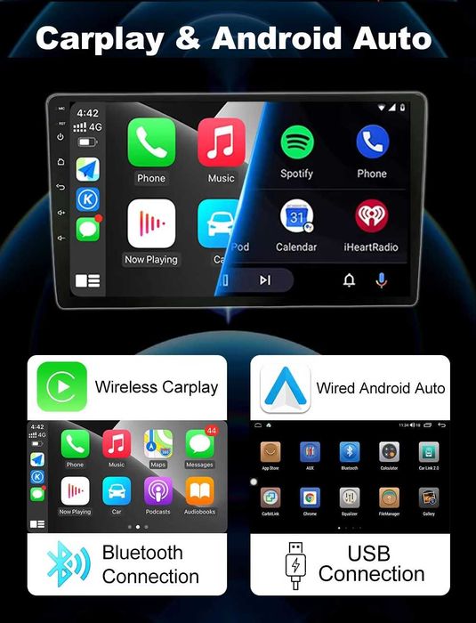 Honda CR-V_2 2001-2006 9” 2-DIN мултимедия с Android 12, 2/32GB