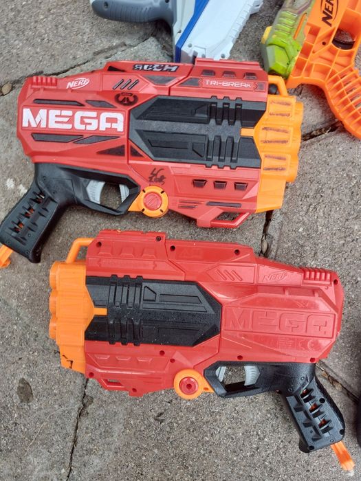 10 нърф играчки с меки патрони