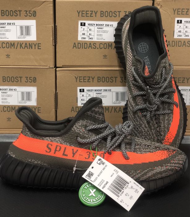 Yeezy 350 V2 Carbon Beluga Reflect Beluga Carbon Beluga Yeezy 350 V2