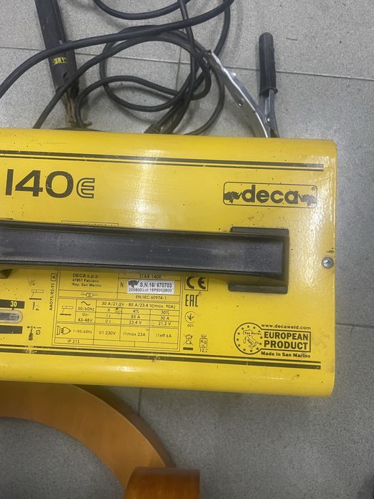 Електрожен DECA italy 140 ампера като нов