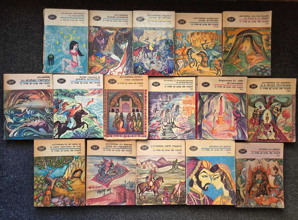 O MIE si UNA de NOPTI BPT - 16 volume (serie completa)