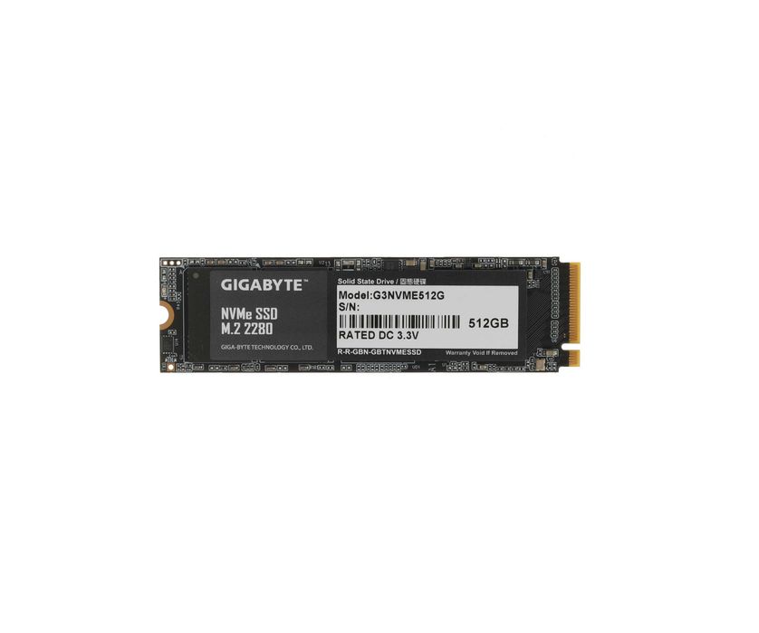 - Твердотельный накопитель SSD M.2 512GB Gigabyte Gen3 NVMe