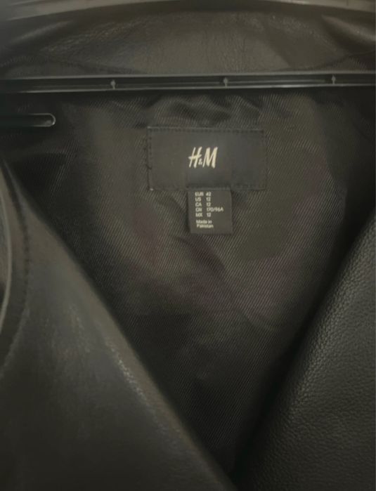 Jacheta  piele naturala H&M