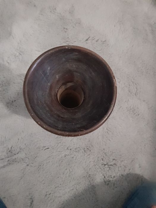 Vaza din lemn de 35 cm deschidere de 13