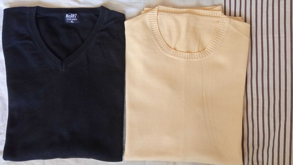 Памучен пуловер L